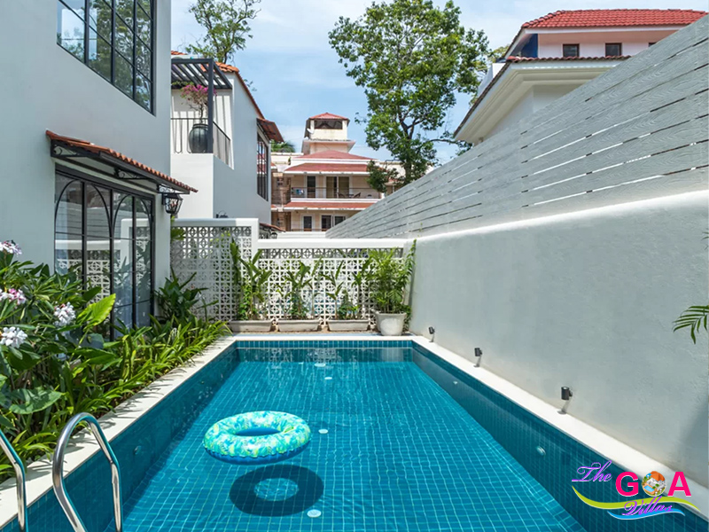 3 bedroom private pool villa in Anjuna