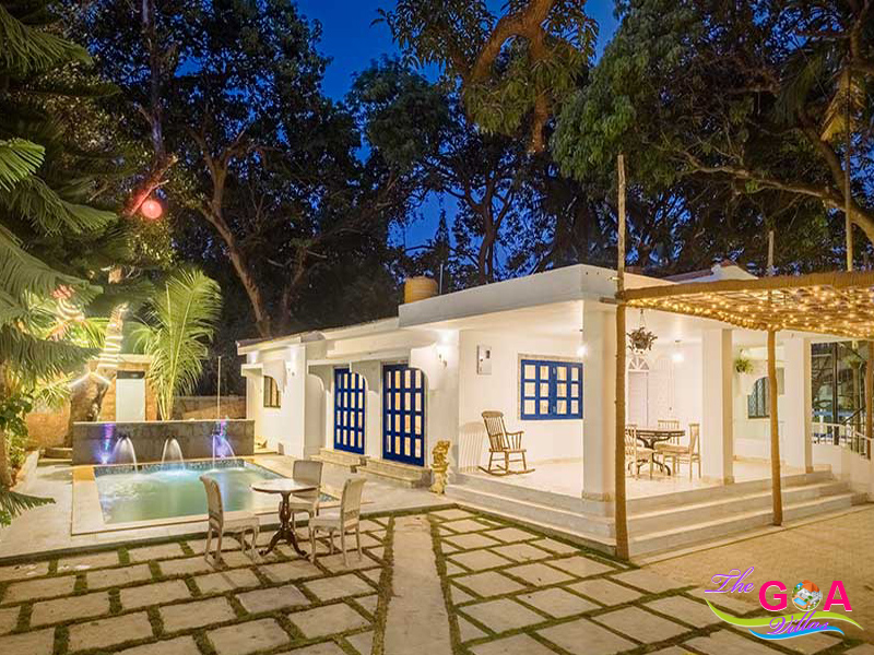 3 bedroom private pool villa in Anjuna