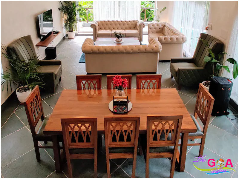 6 bedroom villa in Vagator for rent