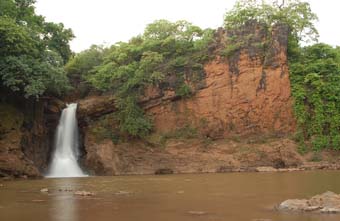 Pandava Caves and Arvalem Waterfall