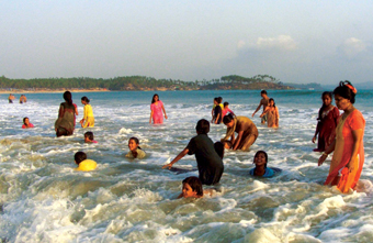 Swimming in Goa